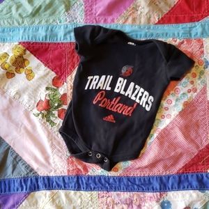 Cute Portland Trailblazers NBA Adidas onesie